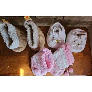 Lot Of 3 Build-A-Bear Skechers Brown And Pink Boots
